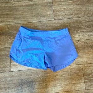 WORN ONCE LULULEMON SPEED UP SHORTS 4 INCH